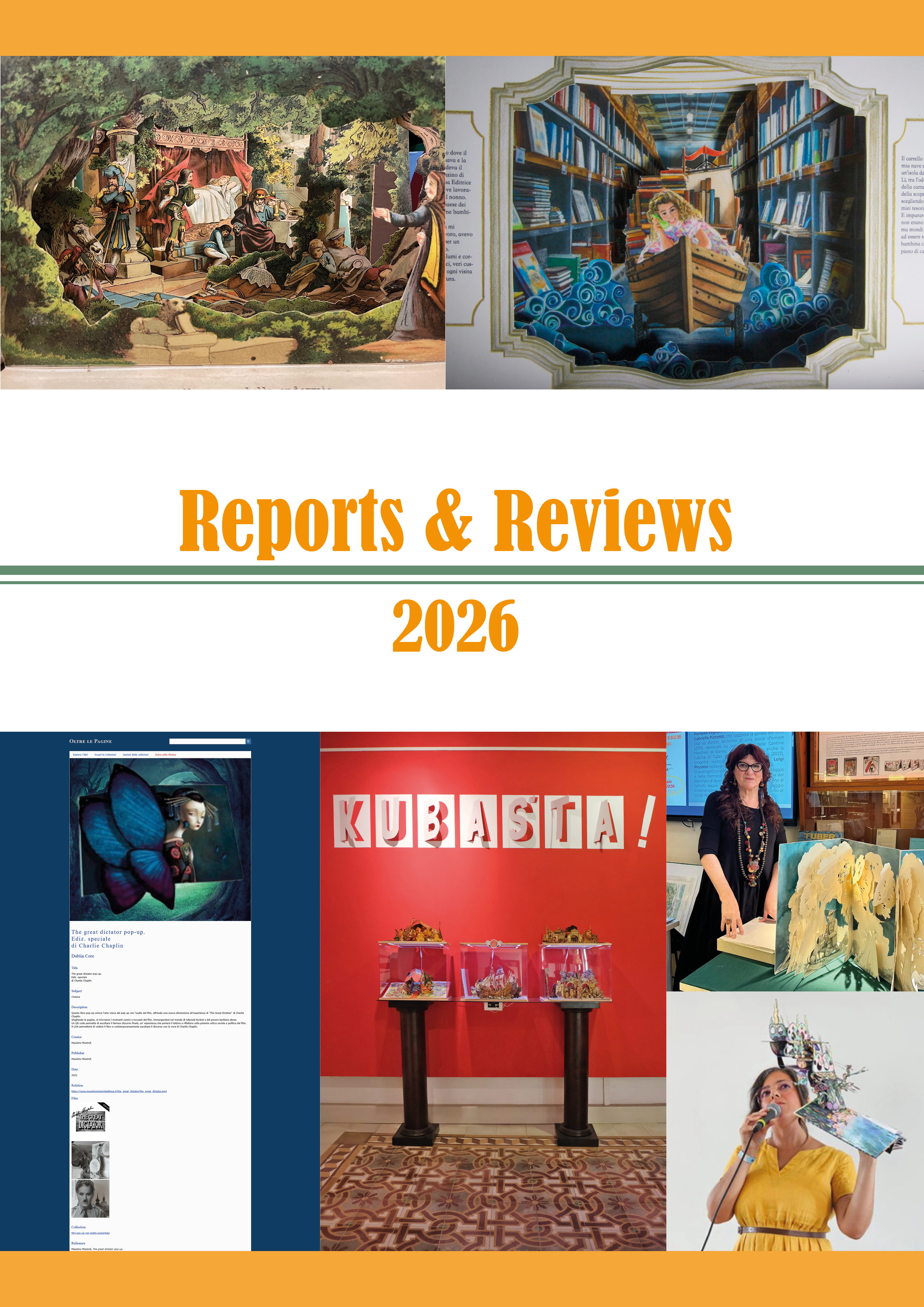Copertina Reports and reviews 2026